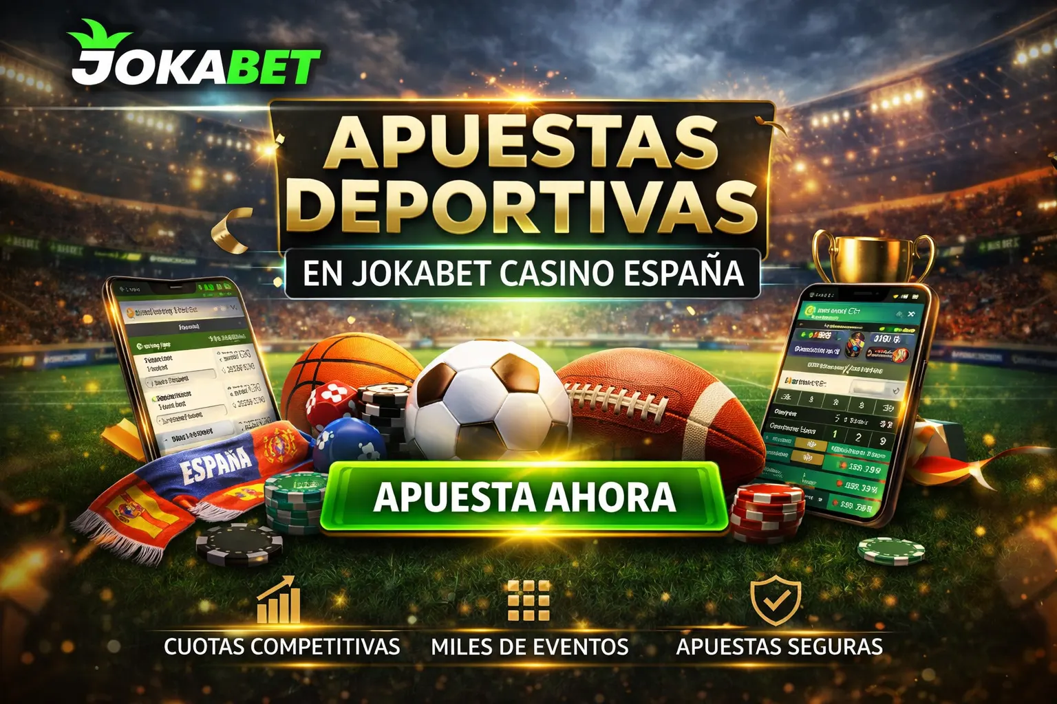 Apuestas deportivas en Jokabet
