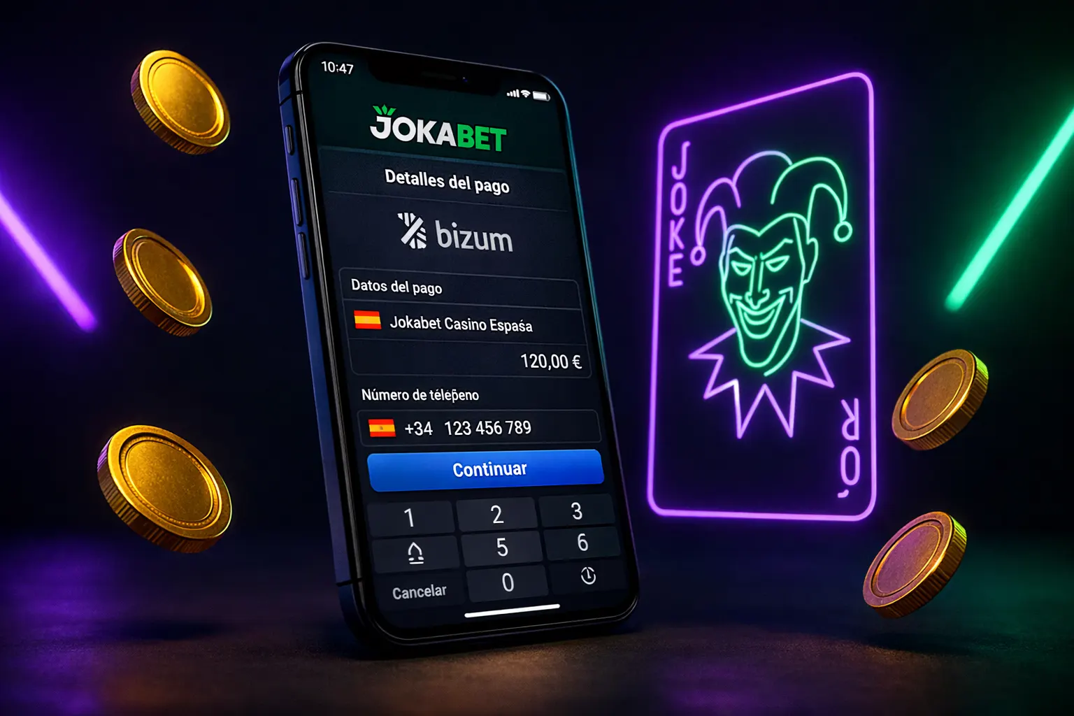 Bizum método de pago Jokabet