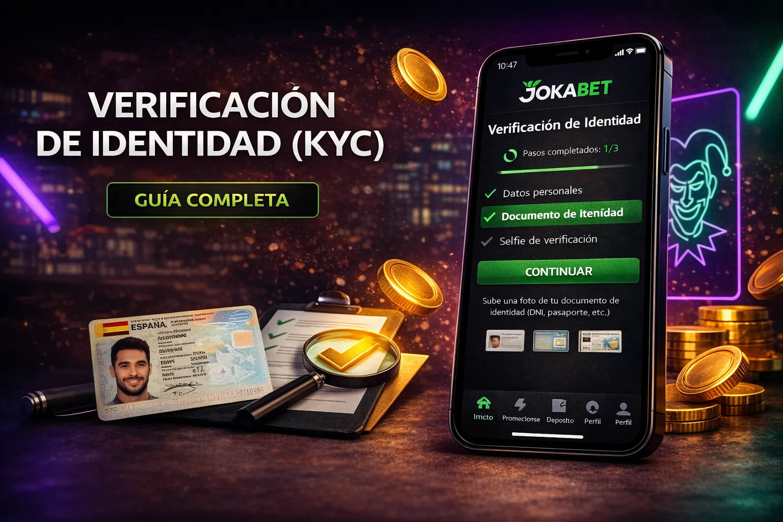 Verificación de Identidad KYC Jokabet