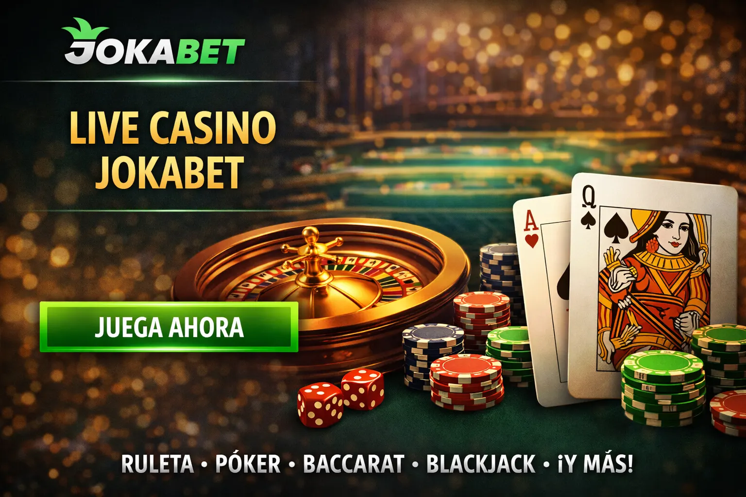 Jokabet live casino móvil